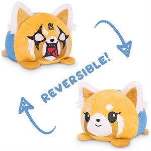 Reversible: Sanrio Aggretsuko Plushie (Happy + RAGE / Orange & Blue) (No Amazon Sales)