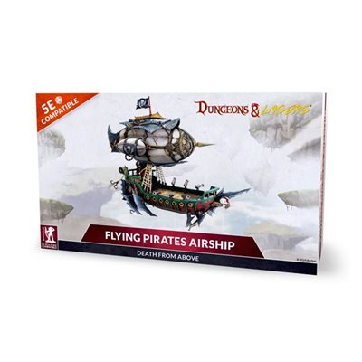 Dungeon & Lasers Miniatures: Deuslair: Flying Pirate Airship