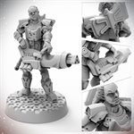 Starfinder Unpainted Miniatures: Half-Orc Soldier