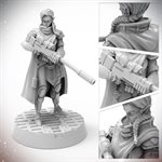 Starfinder Unpainted Miniatures: Half-Elf Steward