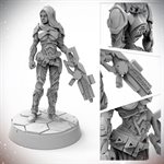 Starfinder Unpainted Miniatures: Elf Operative