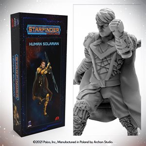 Starfinder Unpainted Miniatures: Human Solarian