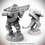 Starfinder Unpainted Miniatures: Vesk Free Captain