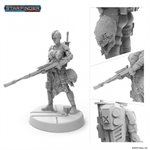 Starfinder Unpainted Miniatures: Android Xenoseeker