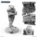 Starfinder Unpainted Miniatures: Vesk The Bodyguard