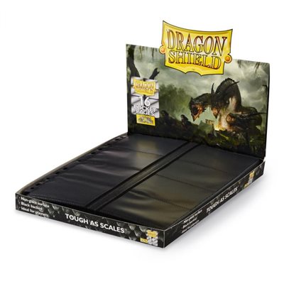 Pages: Dragon Shield: 16-Pocket Centerloader: Non-Glare Black Backed (50)