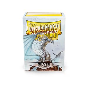 Sleeves: Dragon Shield: Matte: Silver (100)