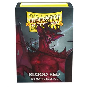 Sleeves: Dragon Shield: Matte: Blood Red (100)