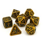 7 Pc RPG Set: Mythica Battleworn Gold (No Amazon Sales)