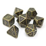 7 Pc RPG Set: Mythica Dark Gold (No Amazon Sales)