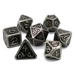 7 Pc RPG Set: Drakona Eldric Argentum (No Amazon Sales)