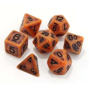 7 Pc RPG Set: Pumpkin Ancient (No Amazon Sales)