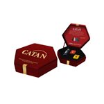 Catan: Premium Robber & Metal Dice Set: Hematite