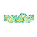 Dice: Resin 16mm 7pc Set: Turtle Dice