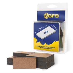 GF9 MDF Bases 25mm x 50mm (30pc)