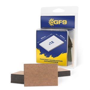 GF9 MDF Bases 40mm x 60mm (12pc)