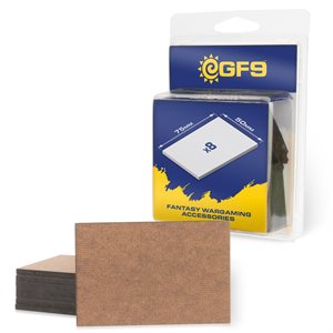 GF9 MDF Bases 50mm x 75mm (8pc)