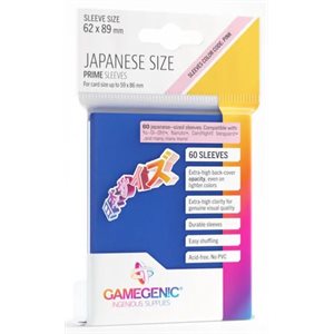 Sleeves: Gamegenic Prime Japanese Sized Sleeves Blue (60)