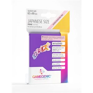 Sleeves: Gamegenic Prime Japanese Sized Sleeves Purple (60)