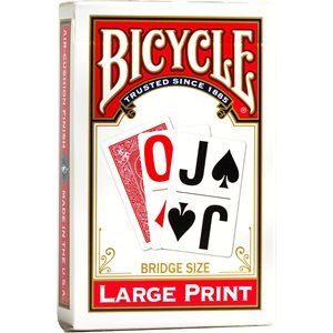 Bicycle: Bridge: Large Print