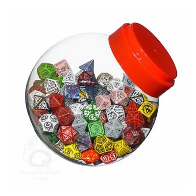 Jar Of 150 Dice (D4 / 6 / 8 / 10 / 20 / 100)