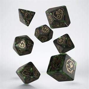 Dragons Dice Bottle Green & Gold (7)