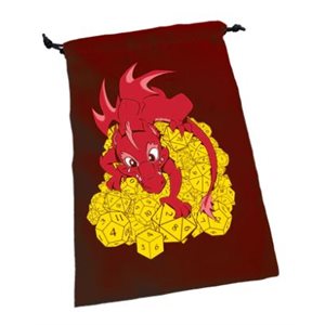 Dice Dragon Dice Bag Red (No Amazon Sales)