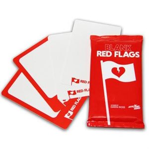 Red Flags: Blank Cards (No Amazon Sales)