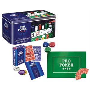 ProPoker: Texas Hold´em Poker Set Tin (No Amazon Sales)