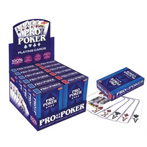 ProPoker: Plastic cards (Case Qty POP) (No Amazon Sales)