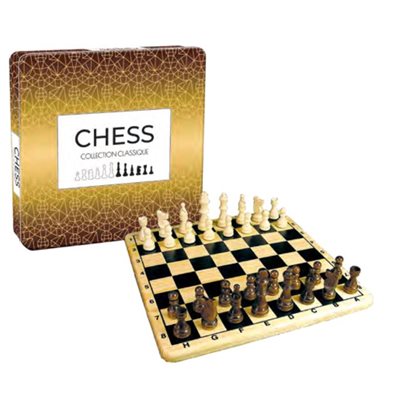 Tactic Classic: Deluxe Chess Tin (No Amazon Sales)