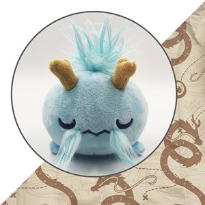 Tote Bag with Plushie: (Brown Dragon Map + Light Blue Dragon) (No Amazon Sales)