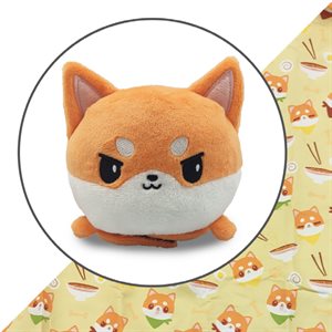 Tote Bag with Plushie: (Orange Ramen + Orange Shiba Inu) (No Amazon Sales)