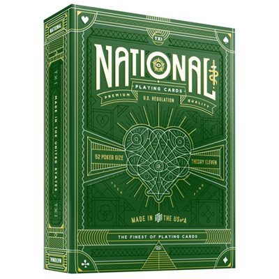 Theory 11: Playing Cards: National (Green)