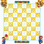 Super Mario™ vs Bowser Checkers & Tic Tac Toe (No Amazon Sales)