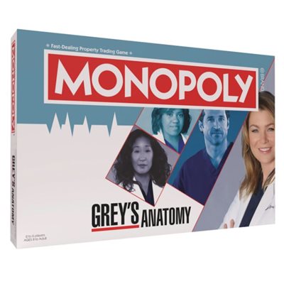 Monopoly: Grey's Anatomy (No Amazon Sales)