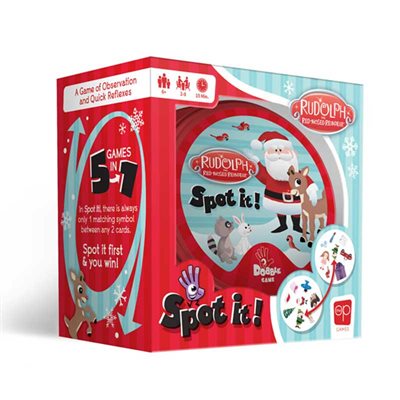 Spot It: Rudolph the Red-Nosed Reindeer (No Amazon Sales)