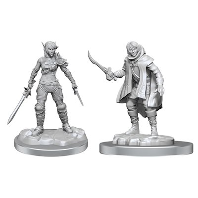 D&D Nolzur's Marvelous Unpainted Miniatures: Wave 19: Elf Rogue & Half-Elf Rogue Protege