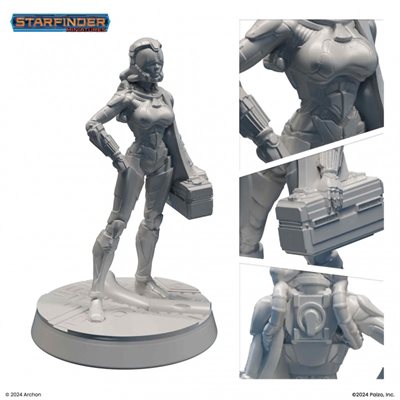 Starfinder Unpainted Miniatures: Human Ace Pilot