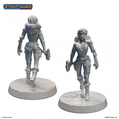 Starfinder Unpainted Miniatures: Human Spacefarer