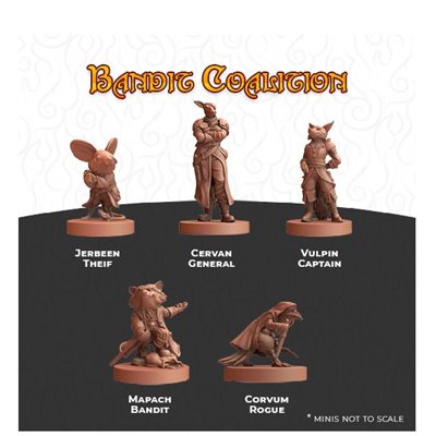 Humblewood Minis: Bandit Coalition (No Amazon Sales)