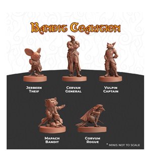 Humblewood Minis: Bandit Coalition (No Amazon Sales)